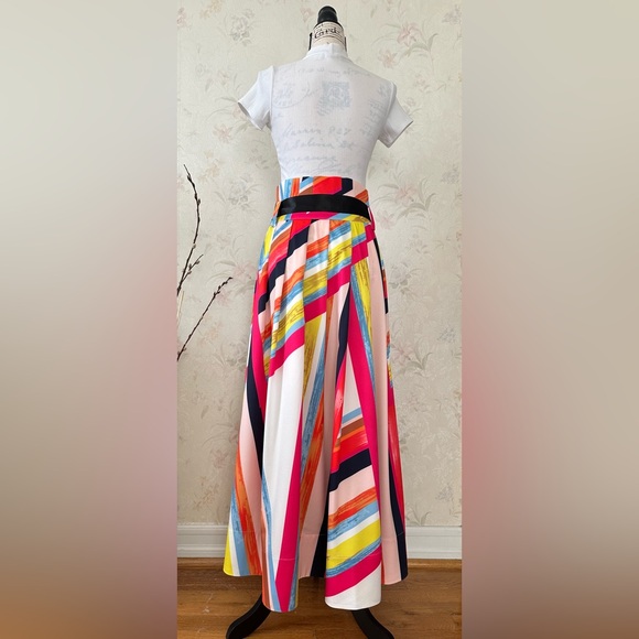 Gracia Pleated Maxi rich color shirt. Size S. - Picture 2 of 14